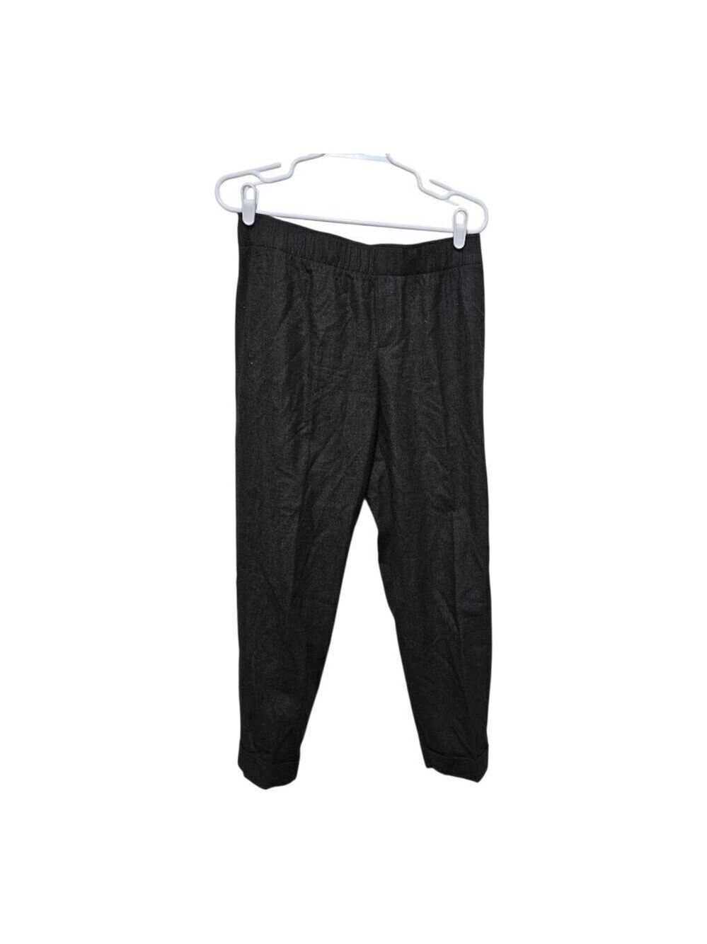 Club Monaco Gray Wool Pull On Ankle Pants Size 4 Career Minimalist